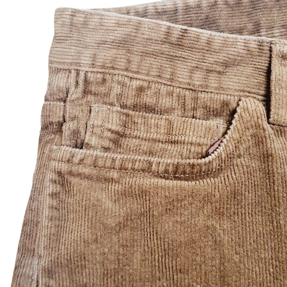 Toast Corduroy Trouser Brown Size 16 Straight Leg Cords Tan W34 L32 - Picture 6 of 10